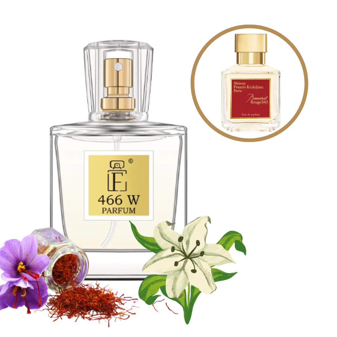 466W Inšpirovaný MAISON FRANCIS KURKDJIAN - BACCARAT ROUGE 540